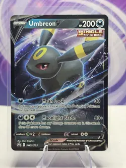 Umbreon V SWSH203 Sword & Shield Promo Card NM - Image 1