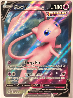 Pokemon Card - Mew V (250/264) (Full Art) - SWSH08: Fusion Strike - Image 1