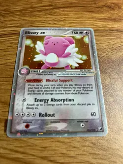 Pokemon TCG Blissey ex EX Unseen Forces 101/115 Holo Rare EX 160HP Card 2005 - Image 2