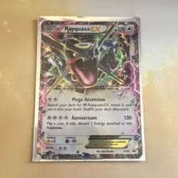 Pokemon Rayquaza EX (Shiny) XY69 Promo Holo Basic Card 170HP XY TCG - Image 1