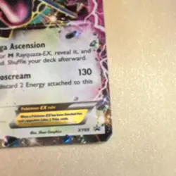 Pokemon Rayquaza EX (Shiny) XY69 Promo Holo Basic Card 170HP XY TCG - Image 5