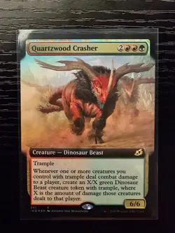 Quartzwood Crasher (Extended Art) Ikoria: Lair of Behemoths Foil - Image 1
