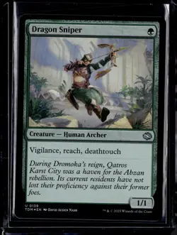 Dragon Sniper - 139 - Foil - TDM - NM - MTG Magic the Gathering - Image 1