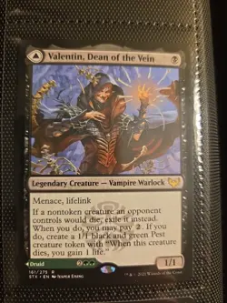 Valentin, Dean of the Vein X1 STX MTG Strixhaven B1 - Image 1