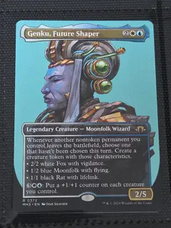 Genku, Future Shaper (Borderless) X1 MH3 MTG Modern Horizons 3 B1 - Image 1