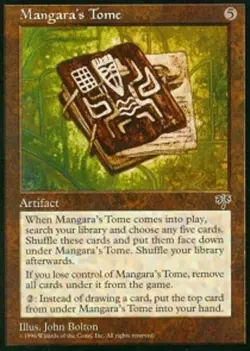 Mangara's Tome LP, English MTG Mirage - Image 1
