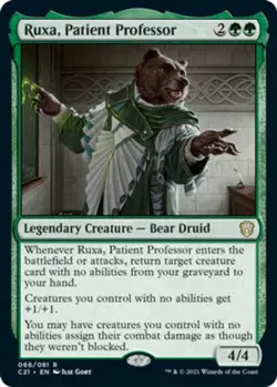 Ruxa, Patient Professor - Commander 2021 #066/081 MTG Magic The Gathering - Image 1