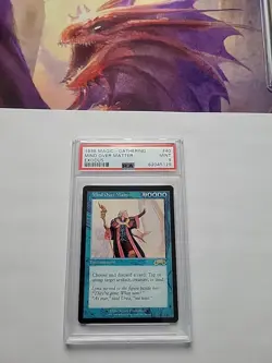 MTG - Mind Over Matter Graded 9 Exodus Regular Rare #40 - Image 2