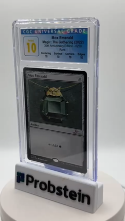 2022 Magic The Gathering MTG 30th Anniversary Ed 0258 Mox Emerald CGC 10 Perfect - Image 2