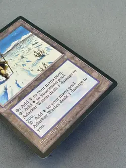 Adarkar Wastes Ice Age Rare Regular-MTG-LP EX-Dual Mana “Pain Land” - Image 4
