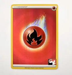 Holo Fire Energy (Prize Pack Series 1) Pokemon Play! League Promo NM - Image 2