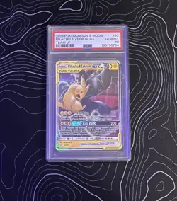 PSA 10 Pokemon TCG Pikachu & Zekrom GX Team Up Holo #33 - Image 1