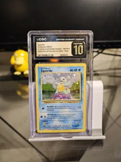 Pokemon Squirtle 001/034 TCG Classic Holo CGC Pristine 10 2023 - Image 1