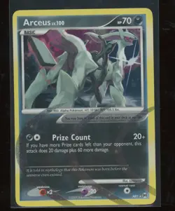 2009 Pokemon Arceus Arceus lv. 100 Rare Holo #AR1 - Image 1