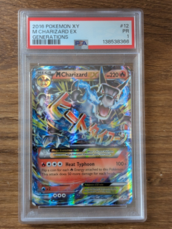 2016 Pokemon XY Generations PSA 1 M Charizard EX #12 Mega FRESH GRADE SLAB - Image 1