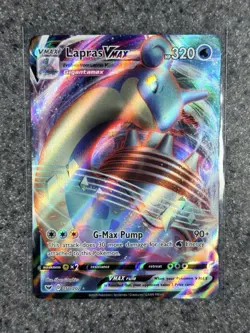 Lapras VMAX 050/202 - Sword & Shield Base Set Ultra Rare Pokemon TCG - NM+ - Image 1