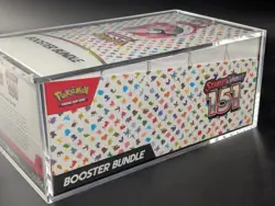 Pokemon 151 SV3.5 Booster Bundle Display Factory Sealed Case W/Acrylic Case - Image 4