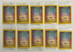 Lot of (10) WOTC Pokemon TCG Ancient Mew Sealed Cello Pack Promo Sealed - Image 1