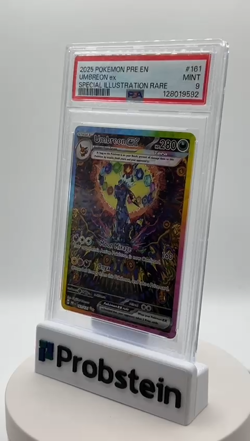 2025 Pokemon PRE EN Prismatic Evolutions Umbreon EX SIR 161/131 PSA 9 MINT - Image 2