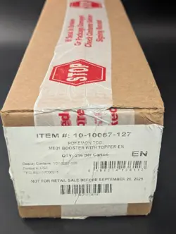 Pokemon Mega Evolution Base Set ME01 Enhanced Booster 6-Box Sealed Case - Image 1