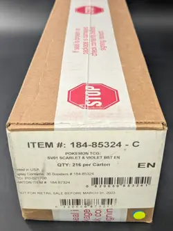 2025 Pokemon Scarlet & Violet Journey Together Factory Sealed Booster Box Case - Image 1
