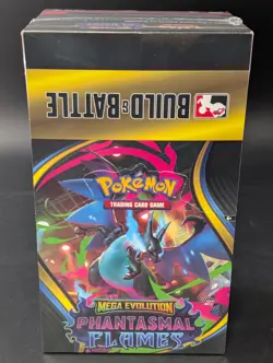 Pokemon TCG Phantasmal Flames - Build And Battle Display Sealed (10 Boxes) - Image 1