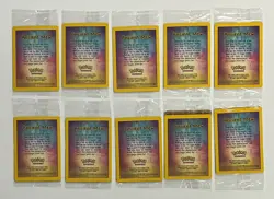 Lot of (10) WOTC Pokemon TCG Ancient Mew Sealed Cello Pack Promo Sealed - Image 1