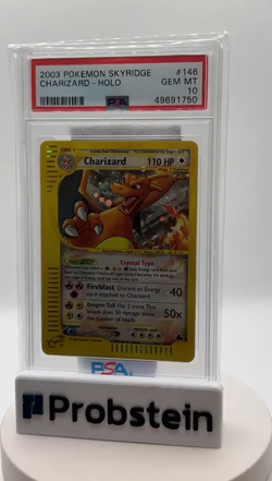 2003 Pokemon Skyridge #146 Charizard Holo PSA 10 GEM MINT Super Rare POP 249 - Image 2