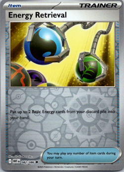 Energy Retrieval - 082/086 - Reverse Holo - Pokemon White Flare ENG - Image 1