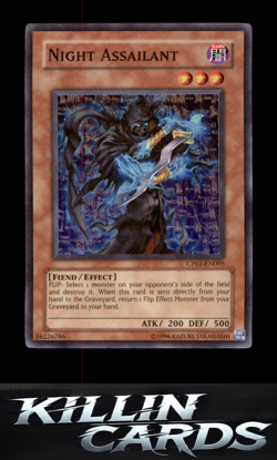 Night Assailant CP01-EN005 Super Rare Champion Pack 1 YuGiOh Card NM - Image 1