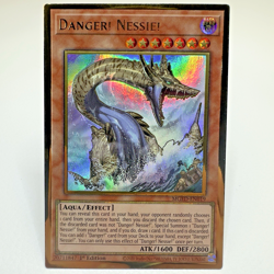 Yugioh Danger! Nessie! MGED-EN019 1st Edition Premium Gold Rare Holo - NM - Image 1
