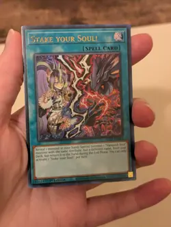 3x Stake your Soul!-WISU-EN023-Wild Survivors-Ultra Rare-1st Edition-Yugioh! - Image 2