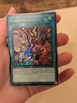 3x Stake your Soul!-WISU-EN023-Wild Survivors-Ultra Rare-1st Edition-Yugioh! - Image 3