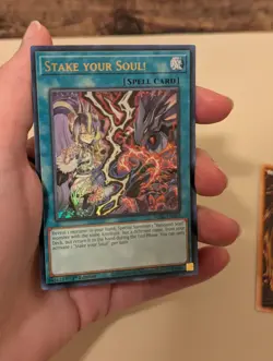 3x Stake your Soul!-WISU-EN023-Wild Survivors-Ultra Rare-1st Edition-Yugioh! - Image 4