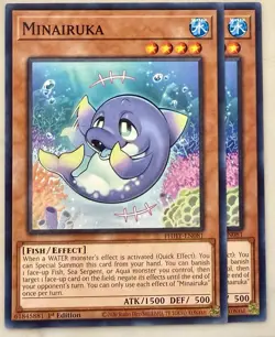 Yugioh! 2x Minairuka PHHY-EN081 Common 1st Ed NM - Image 1