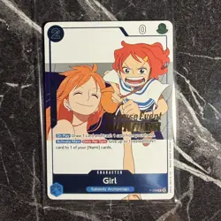 Girl (OP14 Release Event Winner) - One Piece Promo Nami (P-096) English Sealed - Image 1