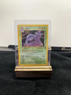 Pokemon TCG Muk Holo Rare Card 13/62 Fossil 1999 - Image 1