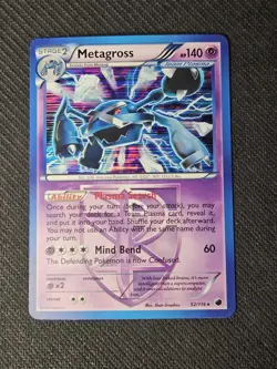 Metagross Plasma Freeze Holo Rare Card 52/116 Team Plasma Pokemon TCG - Image 1