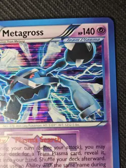 Metagross Plasma Freeze Holo Rare Card 52/116 Team Plasma Pokemon TCG - Image 3