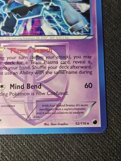 Metagross Plasma Freeze Holo Rare Card 52/116 Team Plasma Pokemon TCG - Image 4