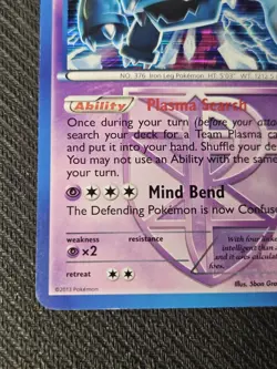 Metagross Plasma Freeze Holo Rare Card 52/116 Team Plasma Pokemon TCG - Image 5
