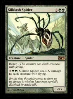 Silklash Spider LP Light Play Magic 2013 MTG [11452] - Image 1