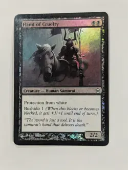 Hand of Cruelty 1x FOIL SOK MTG Saviors of Kamigawa Uncommon MINT black - Image 1
