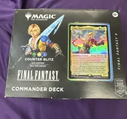 Magic The Gathering Final Fantasy Commander Deck Counter Blitz Tidus MTG New - Image 1