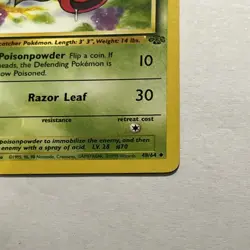 Pokemon TCG Weepinbell Jungle 48/64 Regular 1999-2000 Wizards Base Set Copyright - Image 4