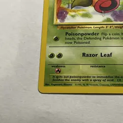 Pokemon TCG Weepinbell Jungle 48/64 Regular 1999-2000 Wizards Base Set Copyright - Image 5