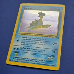 Lapras #10/62 Holo Rare - Unlimited Fossil 1999 Nintendo Pokemon TCG - Image 3