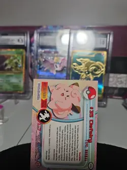 CLEFAIRY 1999 TOPPS POKEMON - # 35 - Red LOGO - TV ANIMATION - Image 5