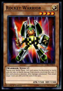 Rocket Warrior LDK2-ENJ13 1st Edition YuGiOh NM - Image 1