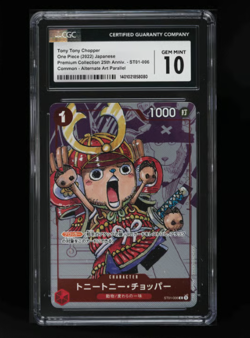 2022 One Piece JPN Tony Tony Chopper 25th ST01-006 CGC Pristine 10 - Image 1